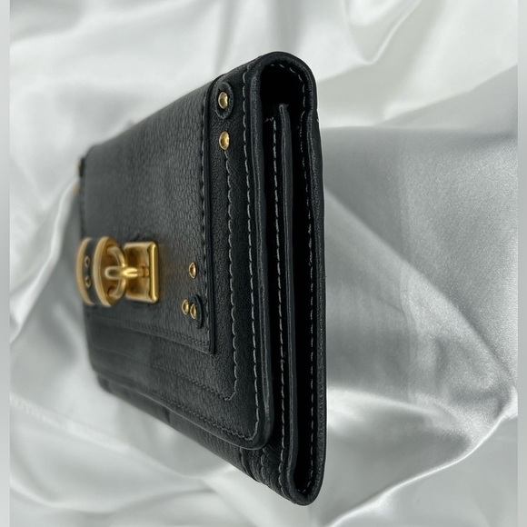 NEW ARRIVAL: CHLOE Paddington Black Leather Bifold Wallet - Picture 4 of 11
